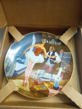 Viletta Coppelia Ballet Creation Of A Doll Vintage Plate 1980 Plate #1611